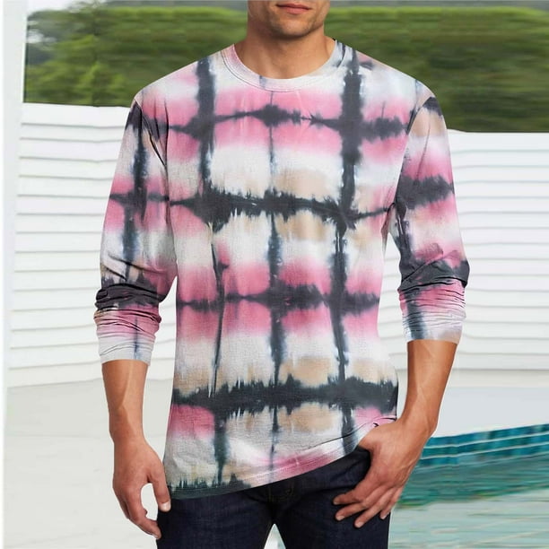 Amzcrzy - Sudadera Para Hombre, Estilo Casual, Con Estampado De Moda, Manga Larga, Cuello Redondo, Color Rojo, Talla 3Xl
