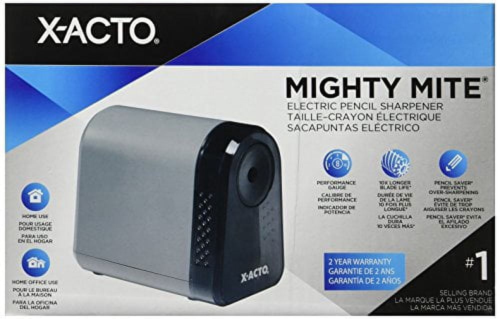 X-ACTO Handheld Battery Operated Electric Pencil Sharpeners, Red