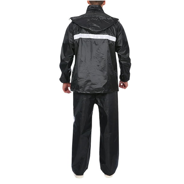 JUUYY Men's Rain Gear Outdoor Protective Rain Suits for