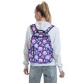 thumbnail image 5 of Yiaed colorful Skull mushroom rainbow Print Lightweight Backpack Travel Backpacks Hiking Daypack for Women Men, 5 of 5