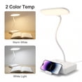 thumbnail image 5 of VOLIVO LED Desk Lamp with 4 AC Outlets & 2 USB Ports, 2 Color Temperatures & 3 Lighting Modes, Gooseneck Table Lampfor Home, Office, Table, 5 of 7