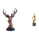 thumbnail image 1 of Figura de cabeza de ciervo,Adorno de cabeza de ciervo,estatua de animal decorativa,Figura decorativa de cabeza de ciervo para mesa,Estatua de arte abstracto,Estatua de arte abstracto Escultura, 1 of 8