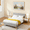 Gray1, variant on Gewnee King Size Platform Bed Frame with Upholstered Headboard,Sturdy Wood Slats & Center Support,No Box Spring Needed,Easy Assembly,Gray