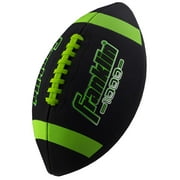 Franklin Sports Junior Size Football, Grip-Rite 1000, Black and Optic