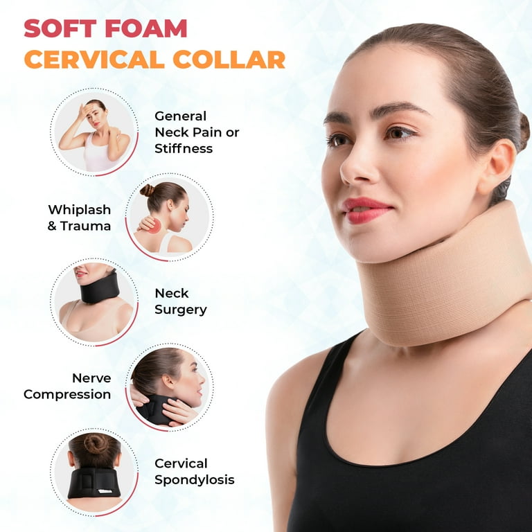 SNUG360 Soft Foam Cervical Collar - Unisex 3.5 Neck Support Brace