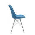 thumbnail image 4 of Porthos Home Upholstered Dining Chair with Chrome Metal Legs, 4 of 7