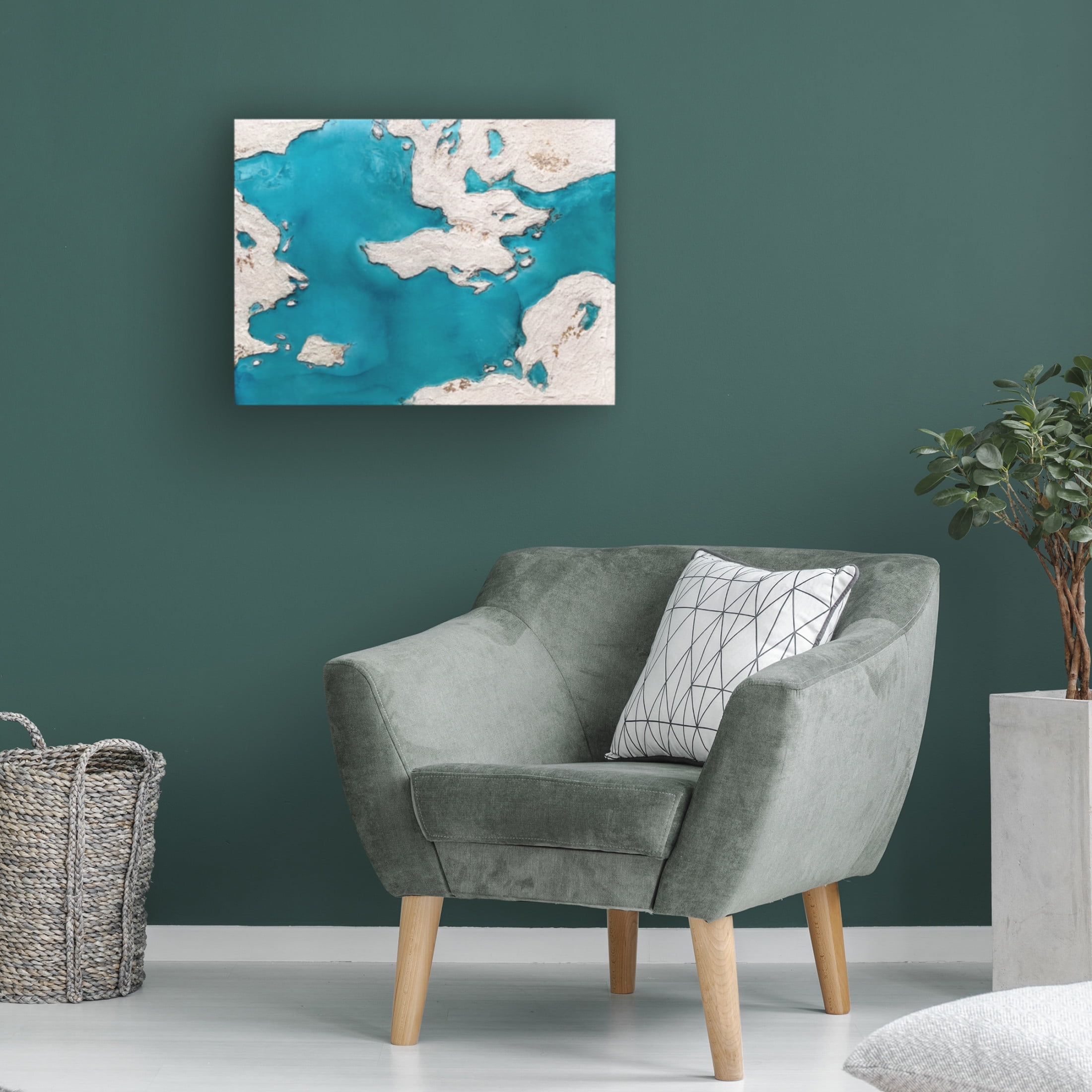 Trademark Fine Art Alyson Storms  Great Barrier Reef Canvas Wall Art