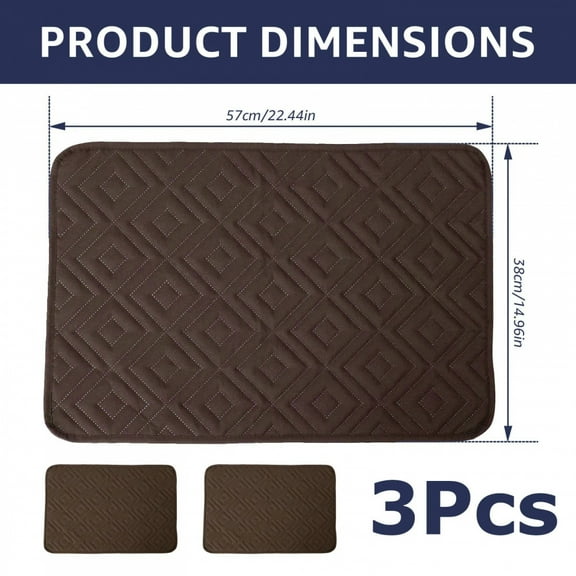 3Pcs Recliner Headrest Protector Polyester Waterproof Sofa Headrest Cover Anti Cat Scratching Mat Furniture Protector for Home