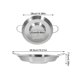 thumbnail image 2 of unbranded Sartén De Cocina De Acero Inoxidable Para Hogar Y Exterior Con Superficie Antiadherente Plateada, 2 of 7