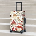thumbnail image 2 of Lsque Cartoon Mushrooms Printed Luggage Cover, Travel Luggage Protector,Scratch and Dirt Resistant, Fits 18-32 Inch Luggage - Small, 2 of 9