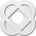 thumbnail image 3 of Ekena Millwork CMP12CE-04000 12 in. OD x 4 in. ID Square Charlotte Architectural Grade PVC Contemporary Ceiling Medallion, 3 of 4