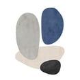 thumbnail image 2 of Wong, Brandon 12x14 White Modern Wood Framed Museum Art Print Titled - Stone No. 3, 2 of 4