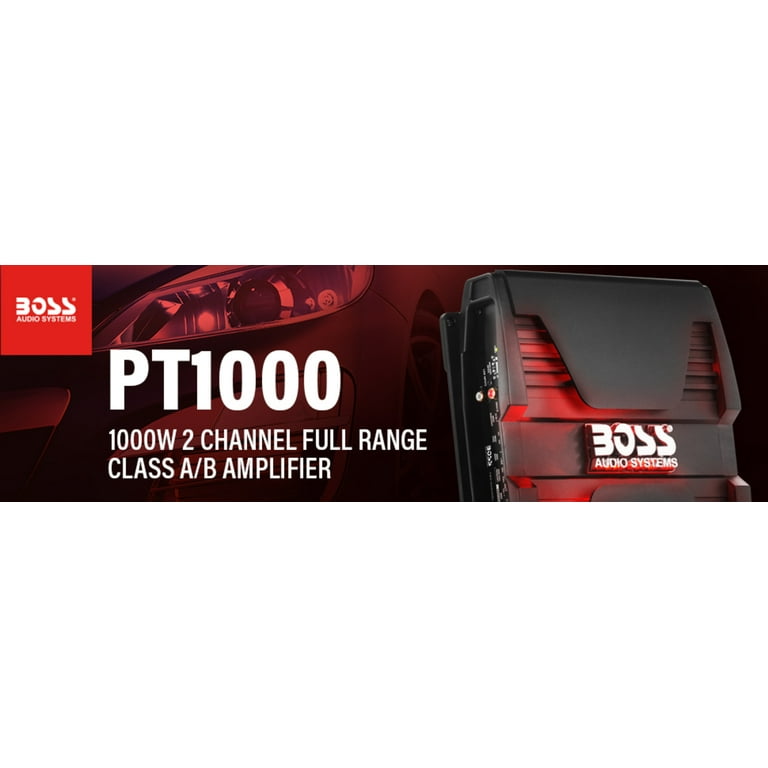 BOSS Audio Systems PT1000 Phantom Series 1000W 2 Channel