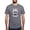 Graphite Gray, variant on CafePress - Pi Alpha Phi Black And White Crest T Shirt - Mens Tri-blend T-Shirt