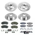 thumbnail image 3 of PowerStop Front and Rear Z23 Evolution Sport Carbon-Fiber Ceramic Brake Pad and Drilled & Slotted Rotor Kit Fits: SUBARU Select Models K7927, 3 of 10