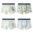 thumbnail image 1 of TOOYOU Lot de 4 sous-Vêtements pour Garçons Boxeurs Légers Ensemble de Culottes 4 Pcs Multipack, 1 of 3