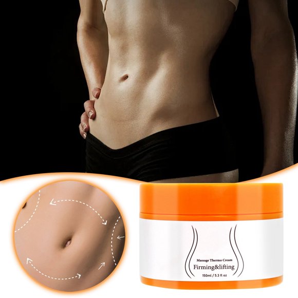 DFC Massage Chauffant Raffermissant Ventre et Cuisses pour Améliorer les Lignes Musculaires et Modelage du Corps Massage 150 ml