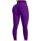 thumbnail image 1 of Leggings, Mujer Levantamiento de glúteos Pantalones de yoga Cintura alta Control de barriga Burbuja Levantamiento de cadera Entrenamiento Mallas para correr Adepaton WMZL-864-80, 1 of 5