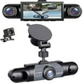 thumbnail image 1 of Full View Car Dashcam System, 4 Channel 1080P Dash Camera with Front Rear Left Right Coverage, Wireless WiFi App Control, Night Vision, Parking Mode, Loop Recording, 1 of 7