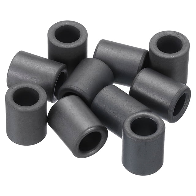 Unique Bargains Ferrite Toroid Core, Toroid Core 0.5' ODx0.3' IDx0.6' H, Black 10 Pack