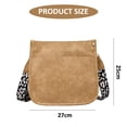 thumbnail image 2 of Bolso bandolera Bolso de piel para mujer Bolso bandolera Bolso cubo para mujer, correa ajustable, 2 of 5