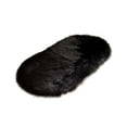 thumbnail image 1 of Inteprter Mantas gruesas y peludas, cómodas alfombras para interiores, sólidas, ligeras, para mesita de noche, sala de estar, dormitorio, Decoración del hogar Negro 60*120cm, 1 of 6