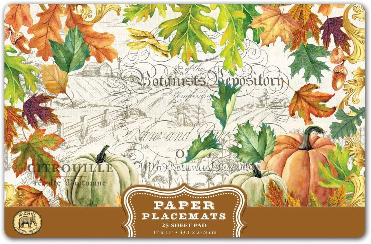 Michel Design Works Into the Woods Paper Placemats 