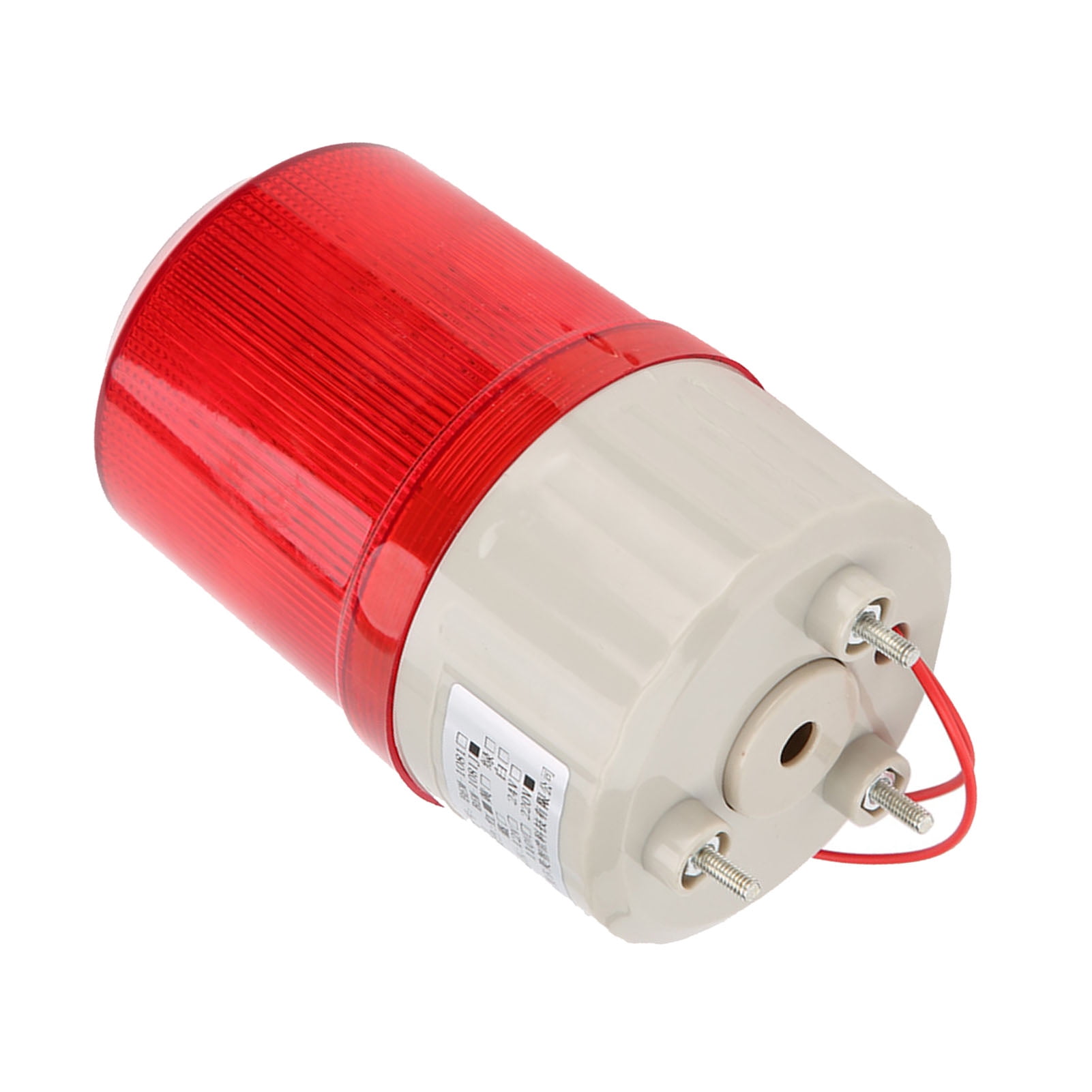 Luz De Emergencia LED Con Alarma - 220V, 2A, 120 Decibelios