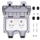 thumbnail image 1 of Cover Box Outlet IP66 Weatherproof Outdoor Socket with Independent Switch Indicator Light 250V, 1 of 5