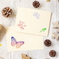 thumbnail image 4 of Sellos de Silicona, 4 Piezas Sellos de Silicona Transparente Flores Helecho Mariposa Plantas refranes Juego de Sellos de Silicona Vintage para Diario de Bricolaje Scrapbooking Juego de Sellos de, 4 of 7