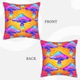 thumbnail image 3 of Kll Magic Mushrooms Decorative Throw Pillow Covers Velvet Soft For Couch Sofa Bedroom Living Room Outdoor -16"X16", 3 of 8