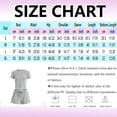 thumbnail image 3 of 2DXuixsh Women's 2 Piece Lounge Set, Ribbed Knit Short Sleeve Top and Wide Leg Pants with Side Split, Casual Summer Tracksuit Pajamas, Soft Breathable Loungewear for Home or Travel, 3 of 7