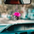 thumbnail image 2 of 2 PCS Pink Disco Ball Cowboy Hat Car Accessory, Disco Ball Car Accessory, Car Disco Ball, Disco Car Charm, Pink Car Accessories, Mini Disco Ball for Car, 2 of 4