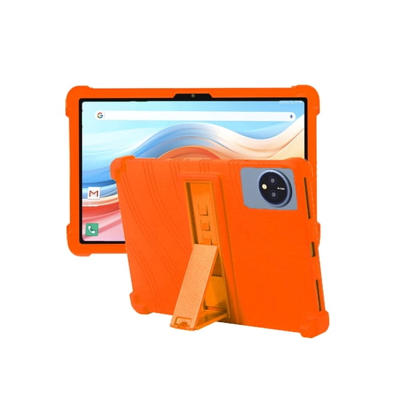 Silicone Case for MEIZE D126 11 inch, Soft Flexible Shockproof Protective Tablet Cover, Anti-Scratch & Lightweight Slim Design-Orange