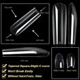 thumbnail image 5 of Milue Natural looking False Nails Transparent Clear Gel Nail Tips for DIY Nail Art, 5 of 20