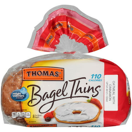 Thomas' Bagel Thins, 8 count, 13 oz - Walmart.com