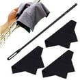 thumbnail image 6 of BIBABLYKE Flute Cleaning Kits Flute Cleaning Rod with Cloth Flute Cleaning Swabs Flute Polishing Cloth Flute Stick Flute Cleaner, 6 of 7