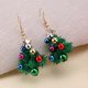 thumbnail image 4 of 2Pairs Christmas Themed Earrings Wreath Xmas Tree Ear Pendants for Women, 4 of 4