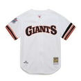 thumbnail image 2 of Men's Mitchell & Ness Will Clark White San Francisco Giants Cooperstown Collection 1989 Authentic Jersey, 2 of 7