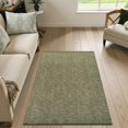 thumbnail image 3 of Alfombra LEEVAN 61x89 cm Lavable Verde Reversible de Algodón, 3 of 5