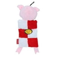 thumbnail image 3 of Dog Christmas Gift Squeaky Squares Pig Festive Plush Play Toy Xmas Present, 3 of 3