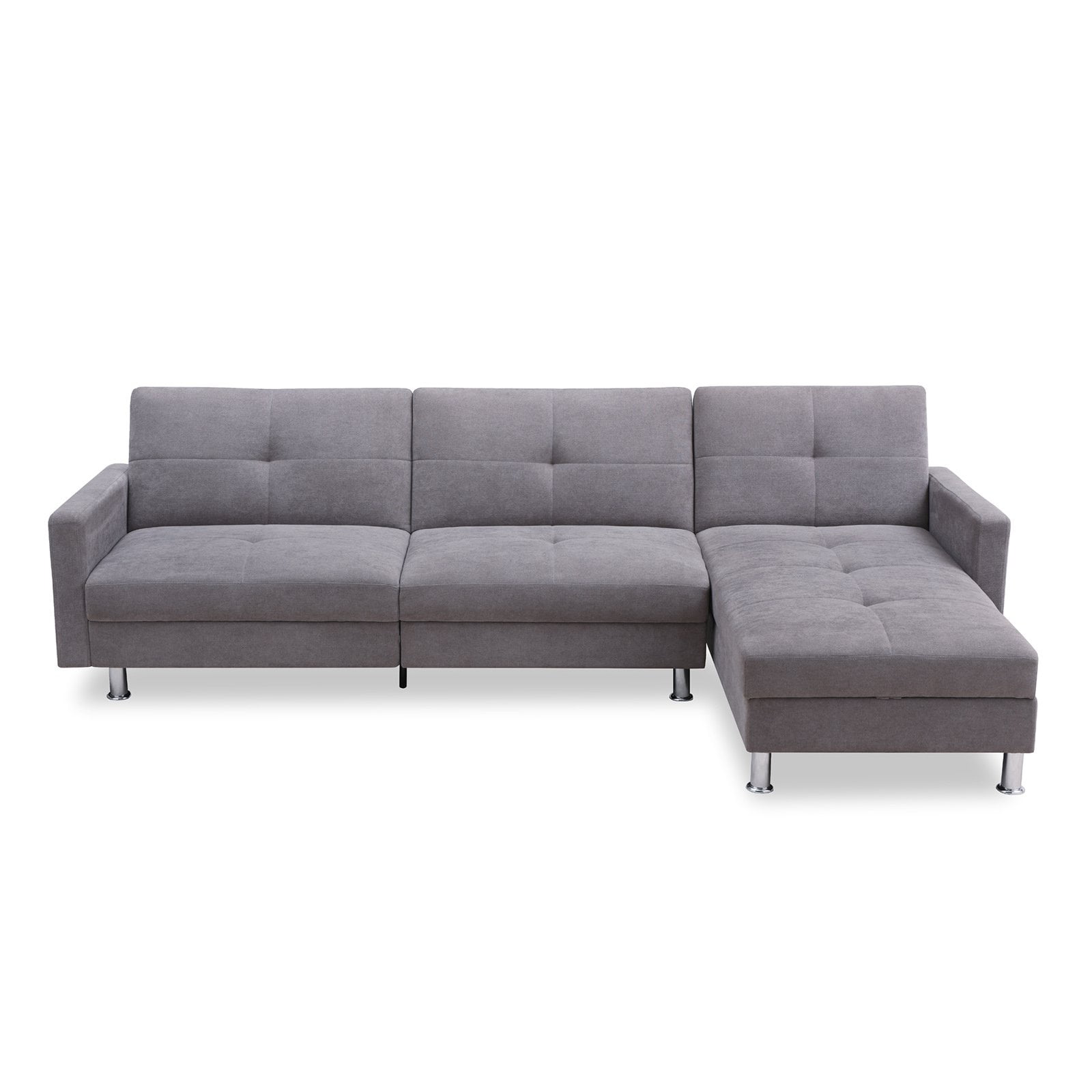 Gold Sparrow Davenport Convertible Sofa Bed Sectional With Storage