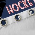 thumbnail image 4 of Homewish Modern Sports Player Black Out Curtains, Eat Sleep Hockey Repeat Curtains Pack of 2 (42x63 Each), Ice Hockey Athlete Bedroom Curtains, Black Out Curtains Decor, 4 of 6