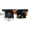 thumbnail image 5 of RAVEN 12 Pocket Black Suede Tool Belt | 7" (17.8 cm) & 4.75" (12.1 cm) Pockets | Cut-Resistant Pocket | Heavy-Duty Construction | Adjustable Belt up to 48" (121.9 cm), 5 of 5