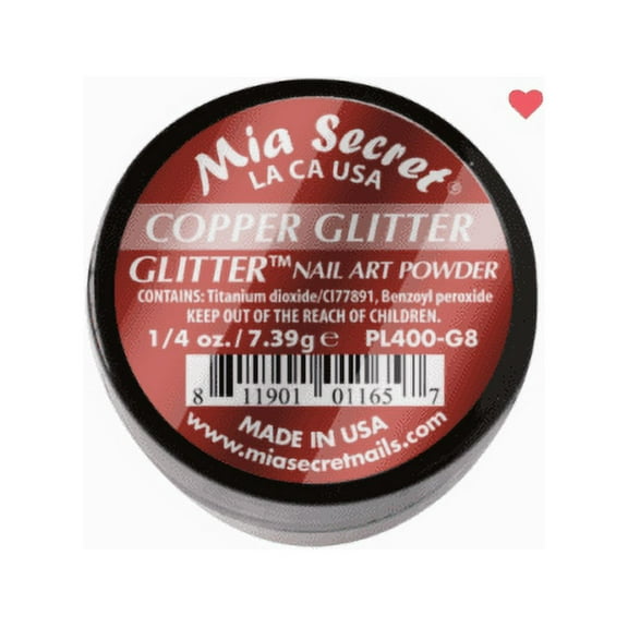 MIA SECRET (PL400-G8) - Copper (GLITTER)
