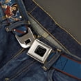 thumbnail image 2 of DC Comics Belt, Seatbelt Buckle Belt, Wonder Woman Bombshell Pose Blue Red White, Youth 22 to 32 Inches, 2 of 9
