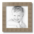 thumbnail image 2 of ArtToFrames 10" x 10" Ornate Silver with Bead Picture Frame, 10x10 inch Silver Wood Poster Frame (WOM-5076), 4 Pack, 2 of 7
