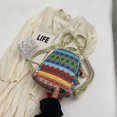 thumbnail image 2 of Yvsxxv Woven Bohemian Backpack, Ethnic Style Rucksack, 2 of 7