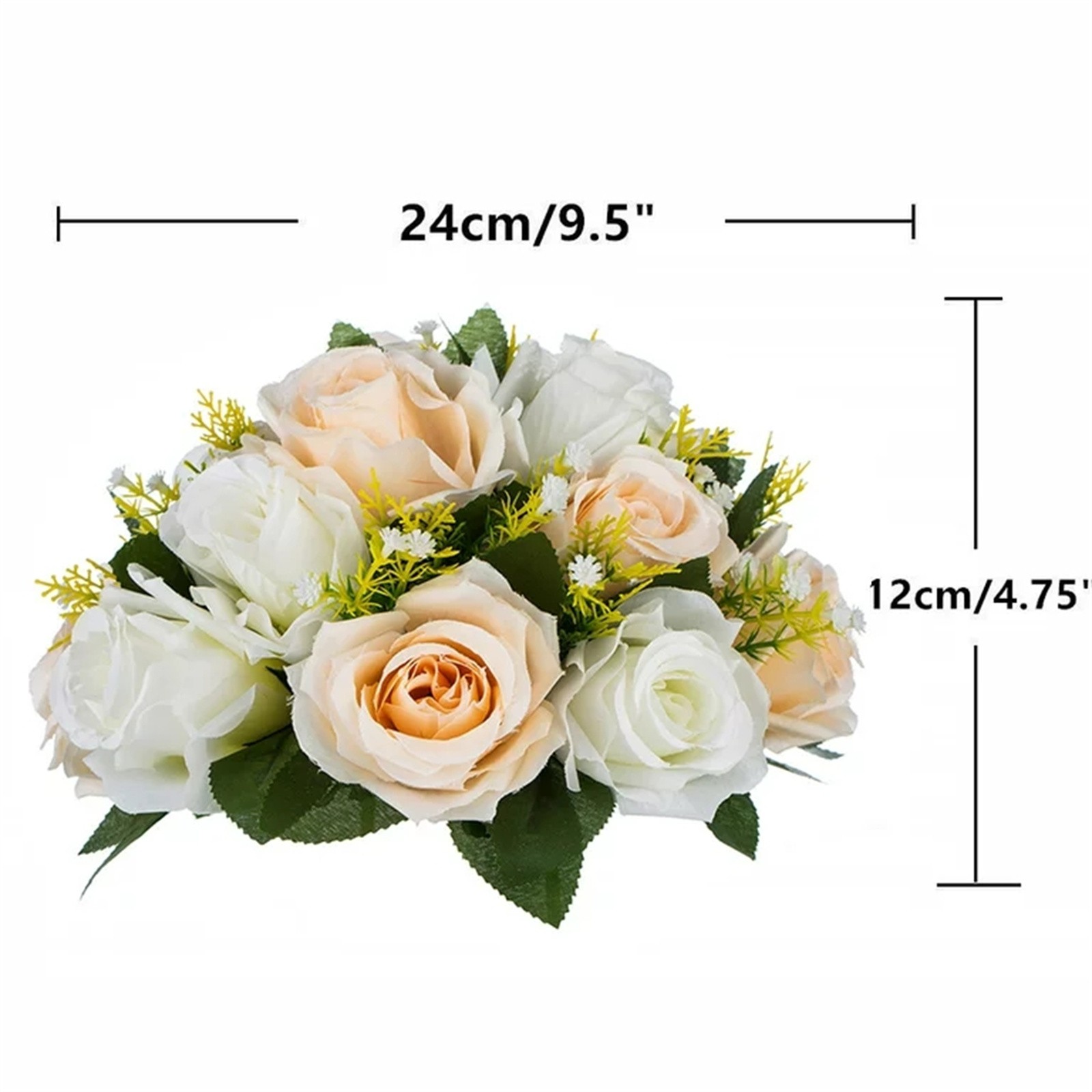 Artificial Peonies Flowers 2 Pcs Silk Fake Peony Flowers Elegant Artificial Peony Decoration for Home Wedding Party Vase Table Centerpiece Arrangement Home Kitchen