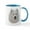 White/Blue Inside, variant on CafePress - Samoyed Face - 11 oz Ceramic Mug - Novelty Coffee Tea Cup